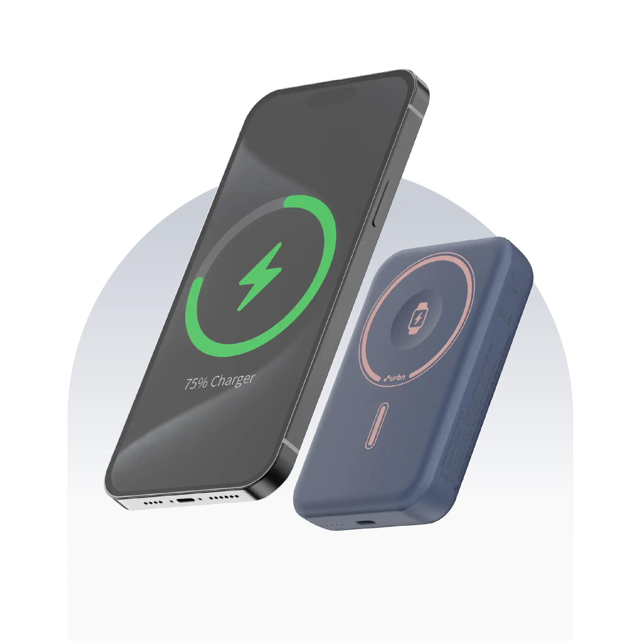 10000mAh Curve MagTag Power Bank